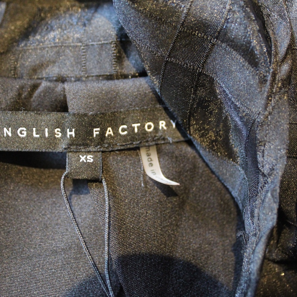 English Factory Black Baby Doll MINI DRESS - Picture 7 of 8